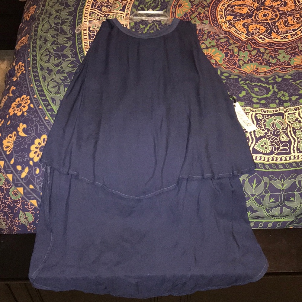 navy long in the back tank!
